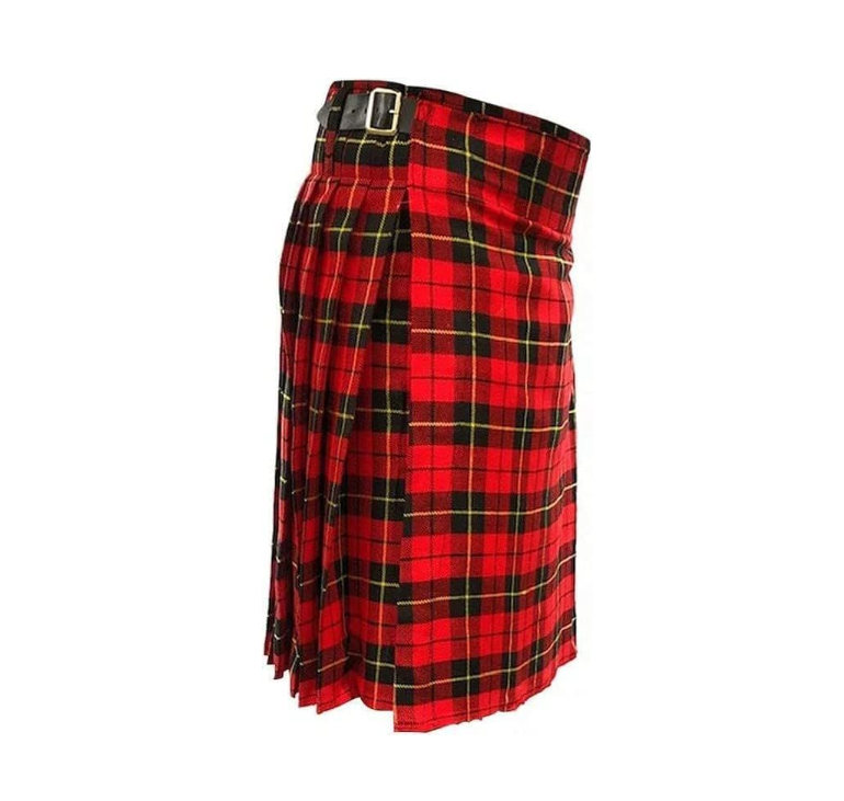 Gents Wallace Tartan Scottish Traditional 5 Yard Kilt