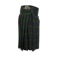 Gents Black Watch Tartan Scottish Traditional 5 Yard Kilt