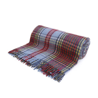 Anderson Tartan Wool Blend Throw Travel Blanket 155cm x 190cm