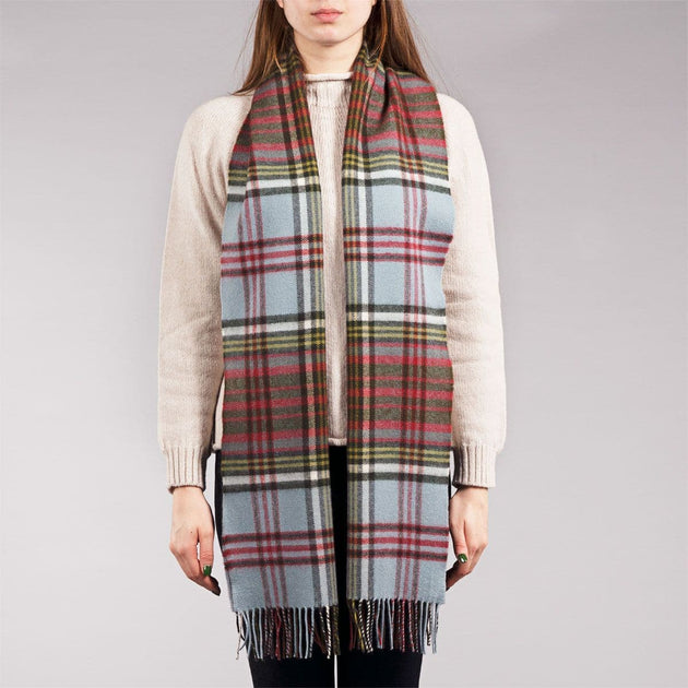 Anderson Weathered Tartan Luxury Oversized Pure Lambswool Unisex Scarf - Made in Scotland