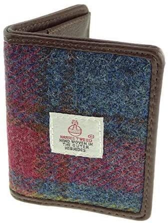 Authentic Harris Tweed Multi Colour Check Credit Card Holder