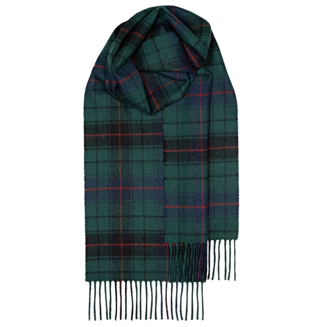 Davidson Modern Tartan Pure Lambswool Unisex Scarf - Made in Scotland
