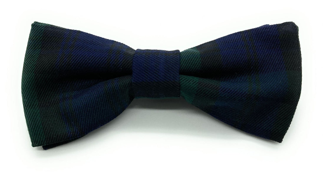 Gents Black Watch Tartan Bow Tie