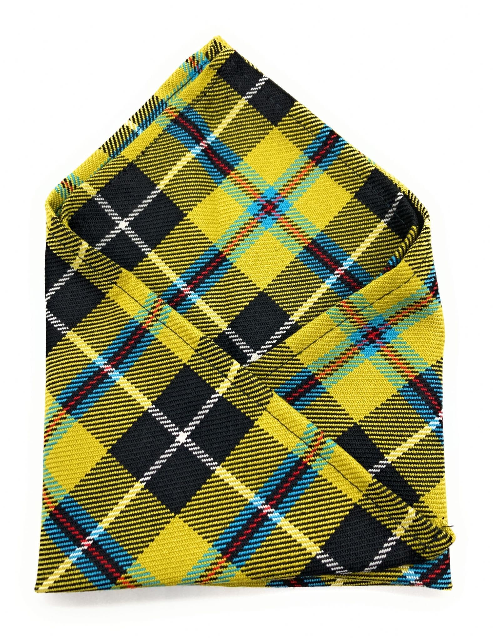 Gents Cornish National Tartan Polyviscose Pocket Square