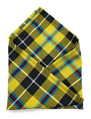 Gents Cornish National Tartan Polyviscose Pocket Square