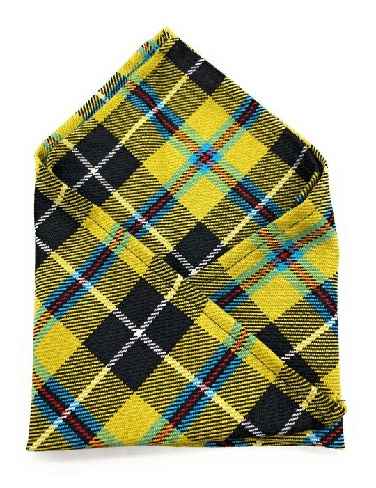 Gents Cornish National Tartan Polyviscose Pocket Square