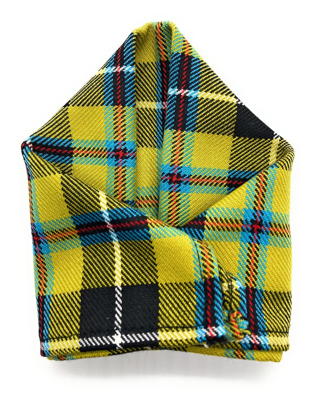 Gents Cornish National Tartan Polyviscose Pocket Square