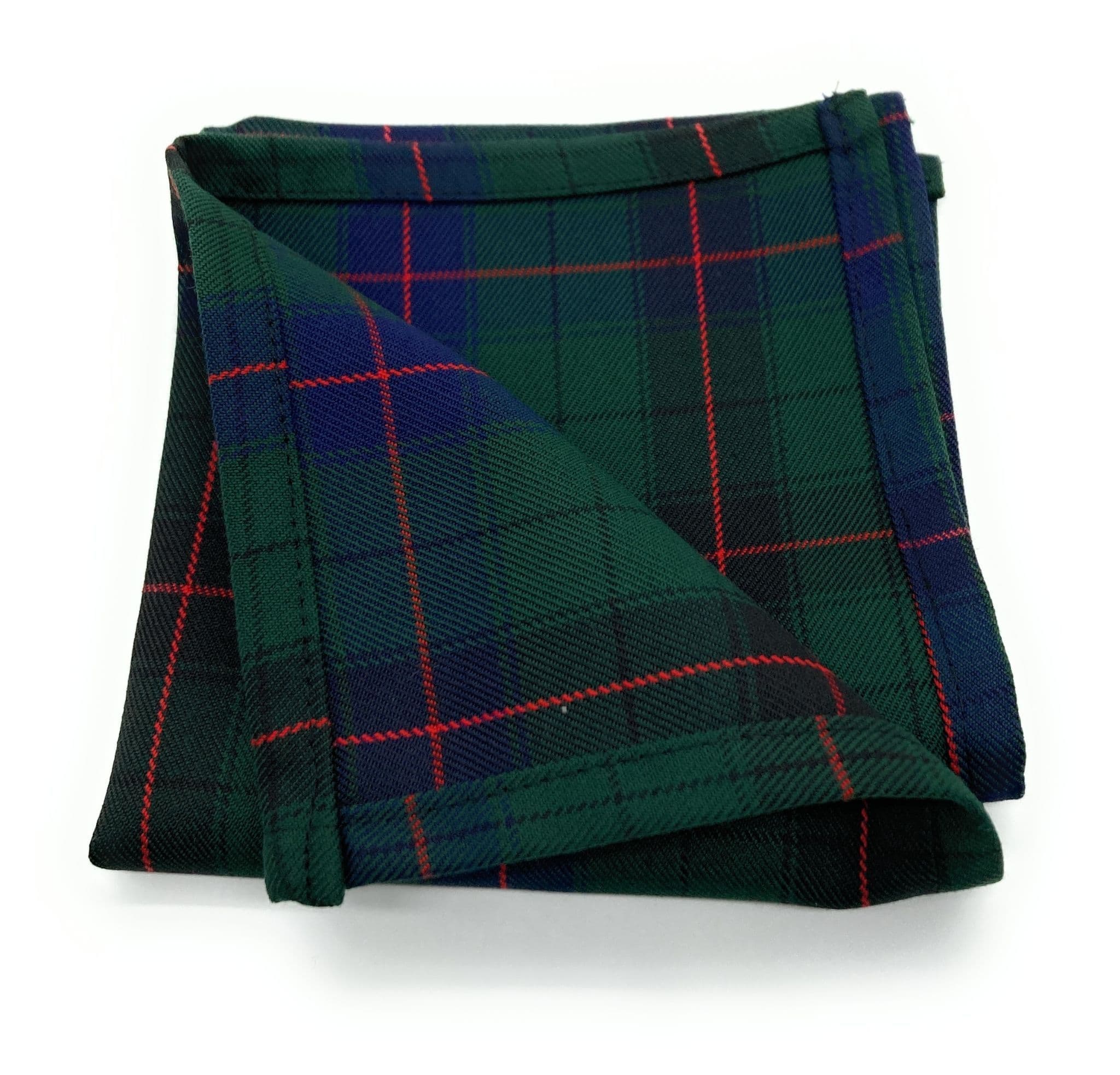 Gents Davidson Modern Tartan Polyviscose Pocket Square