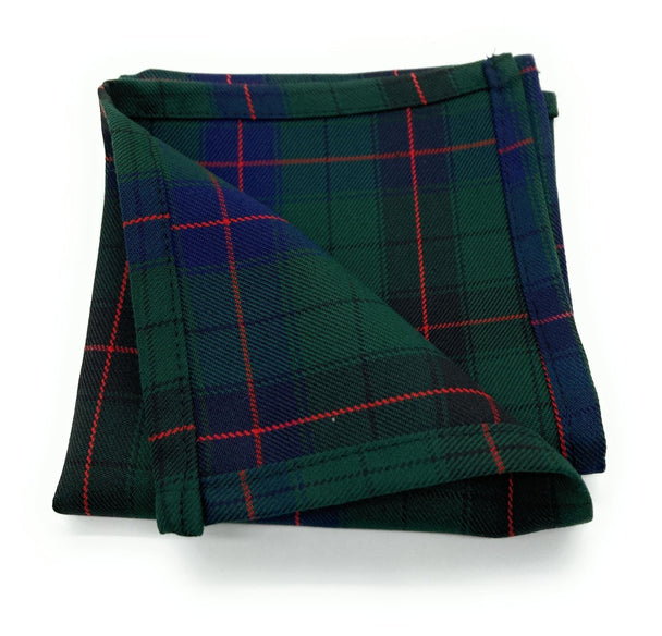 Gents Davidson Modern Tartan Polyviscose Pocket Square