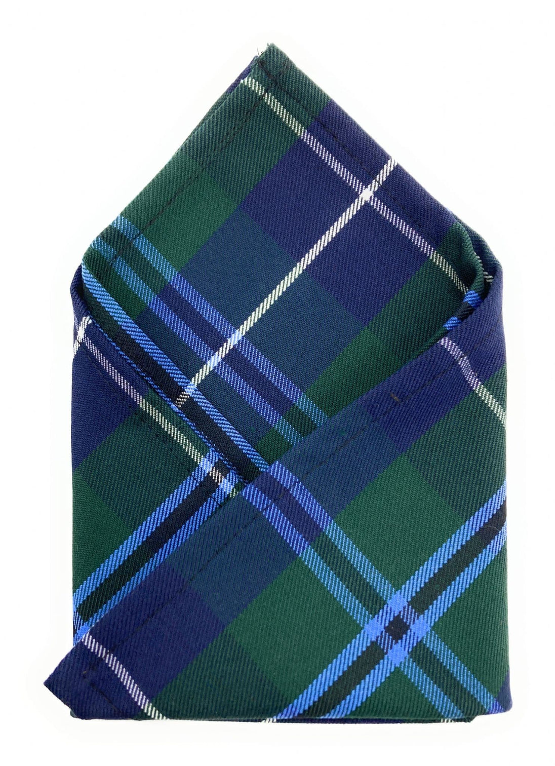 Gents Douglas Modern Tartan Polyviscose Pocket Square
