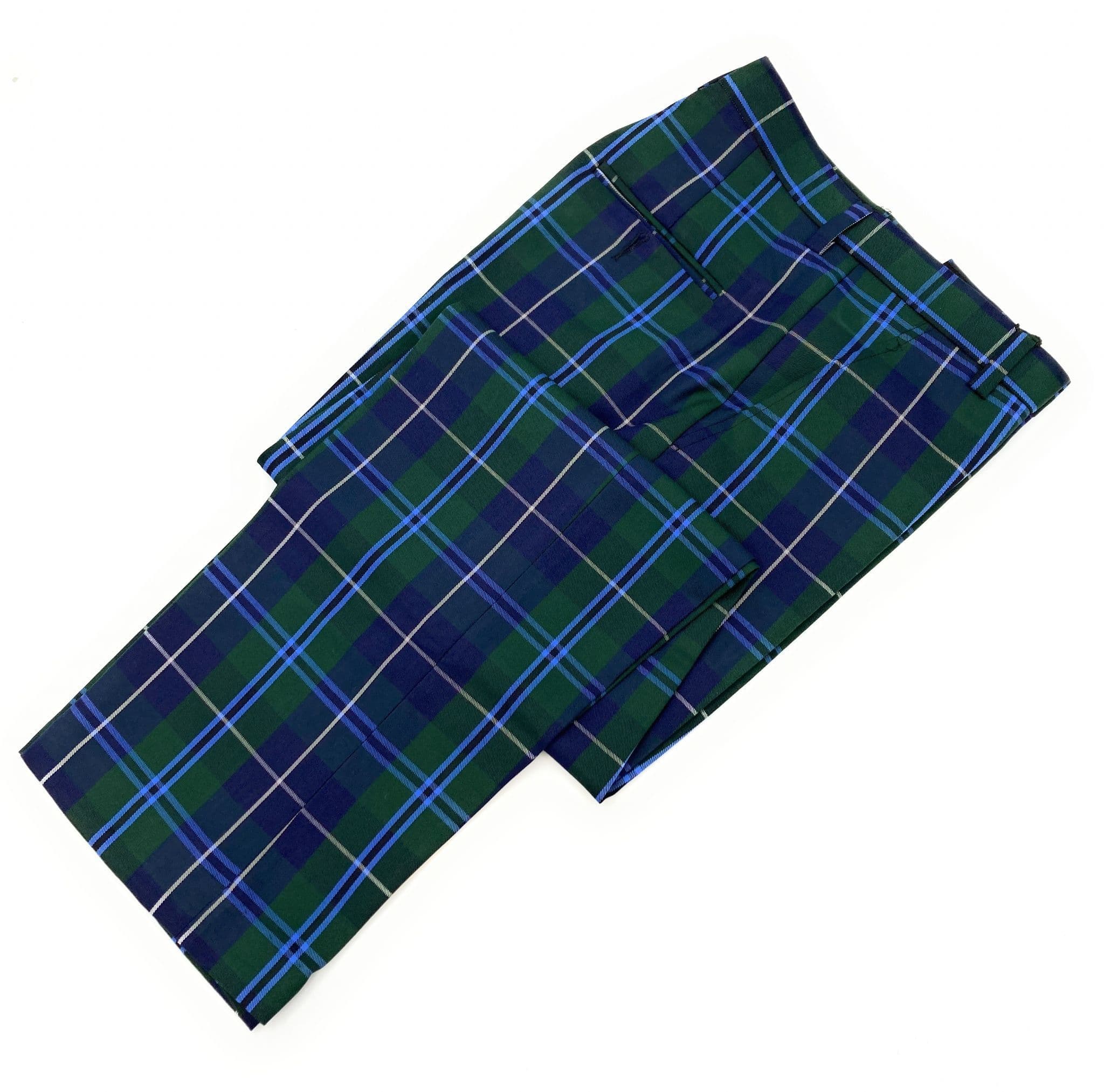 Gents douglas modern tartan trousers