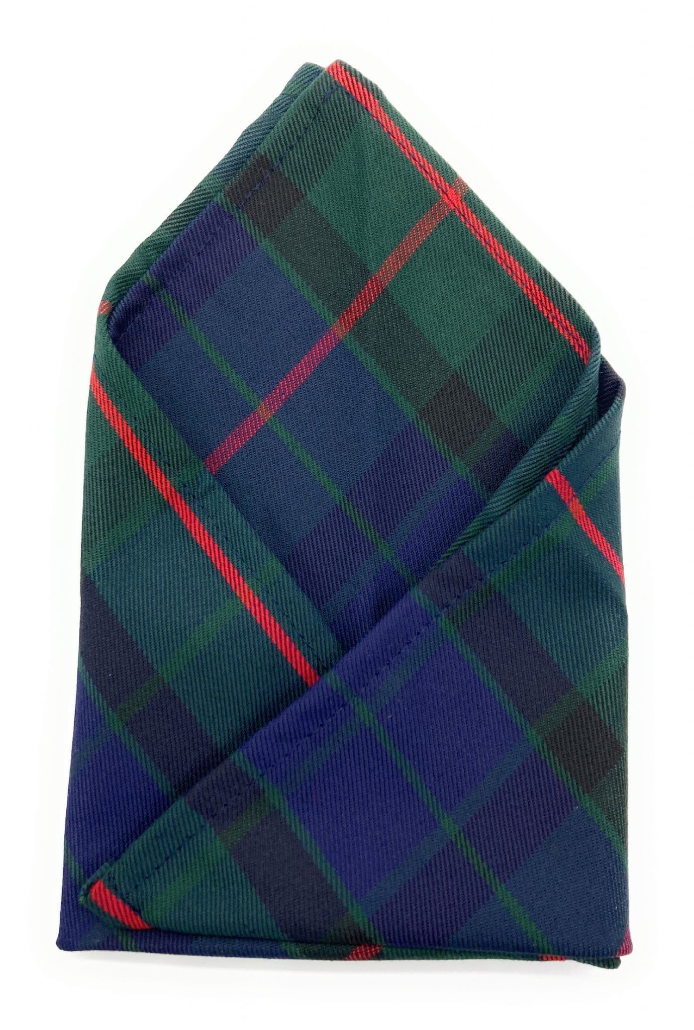 Gents Gunn Tartan Polyviscose Pocket Square