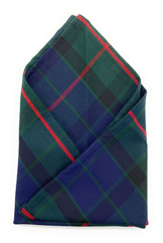Gents Gunn Tartan Polyviscose Pocket Square