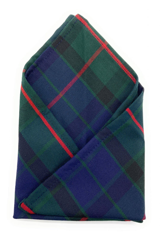 Gents Gunn Tartan Polyviscose Pocket Square