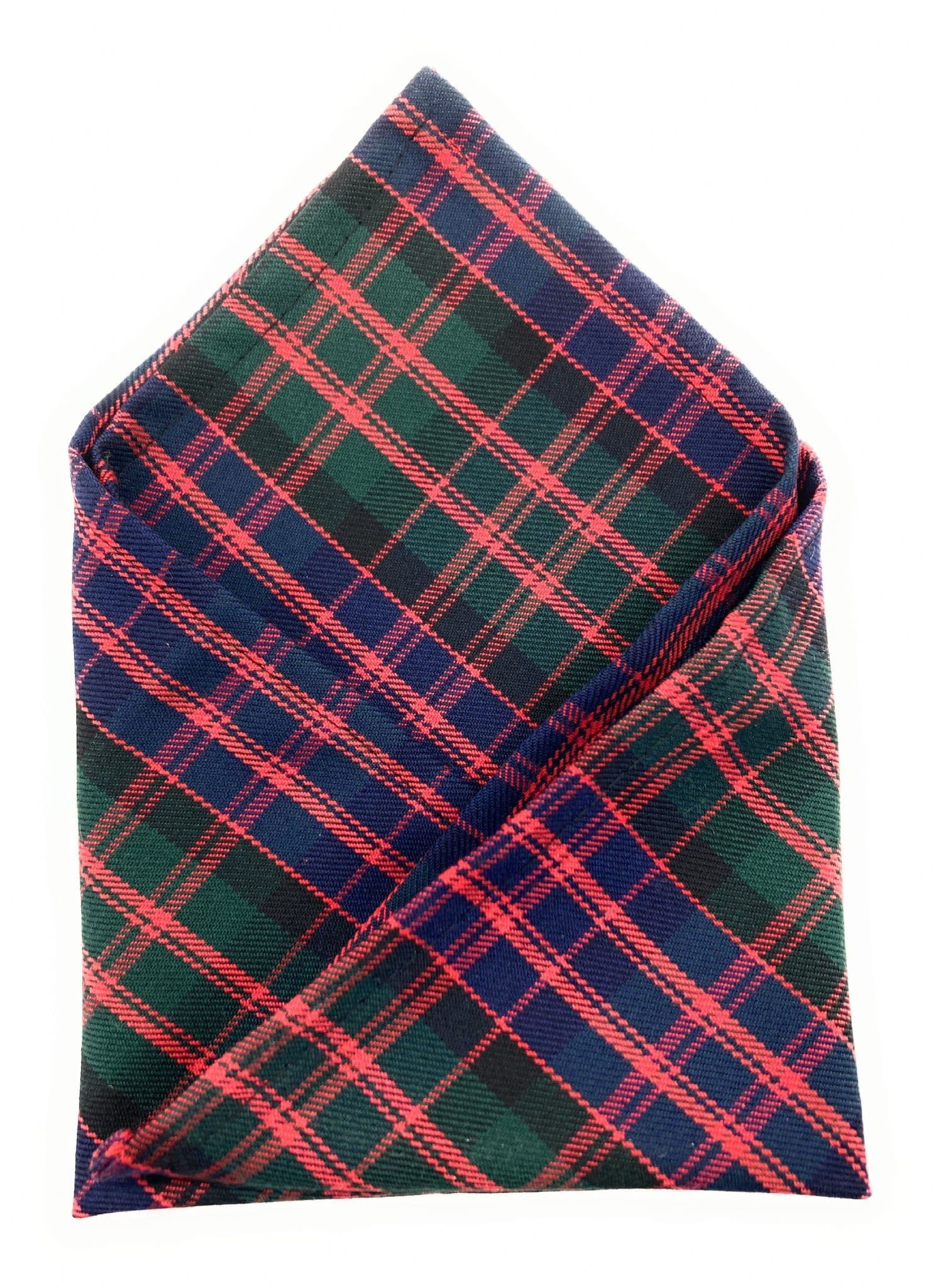 Gents MacDonald Modern Tartan Polyviscose Pocket Square