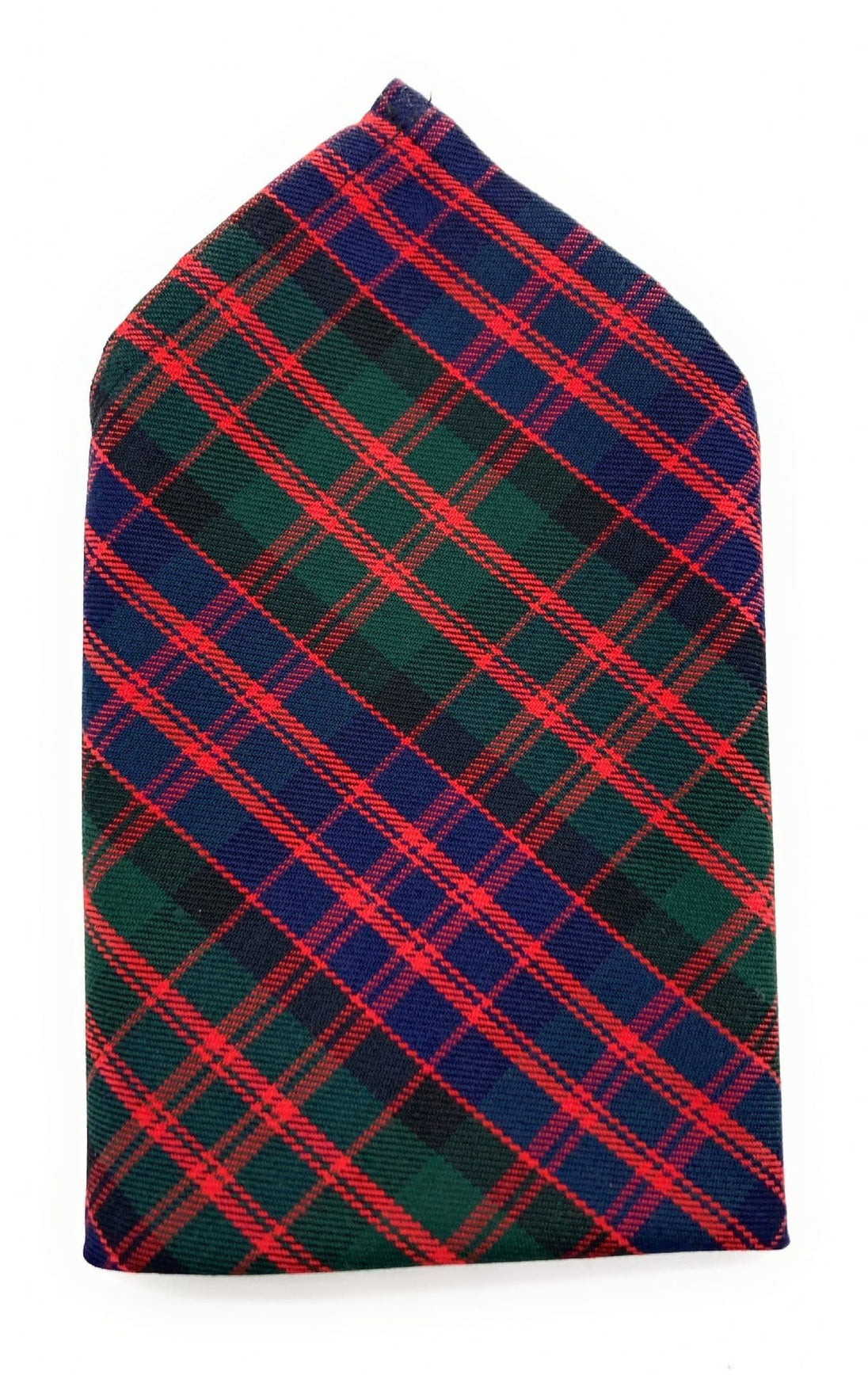 Gents MacDonald Modern Tartan Polyviscose Pocket Square