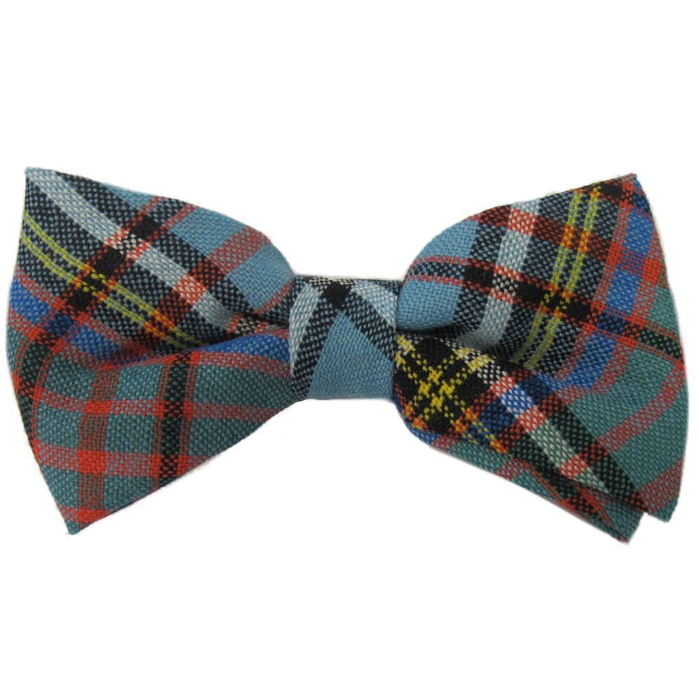 Gents Pure Wool Anderson Ancient Tartan Bow Tie Made in Scotland