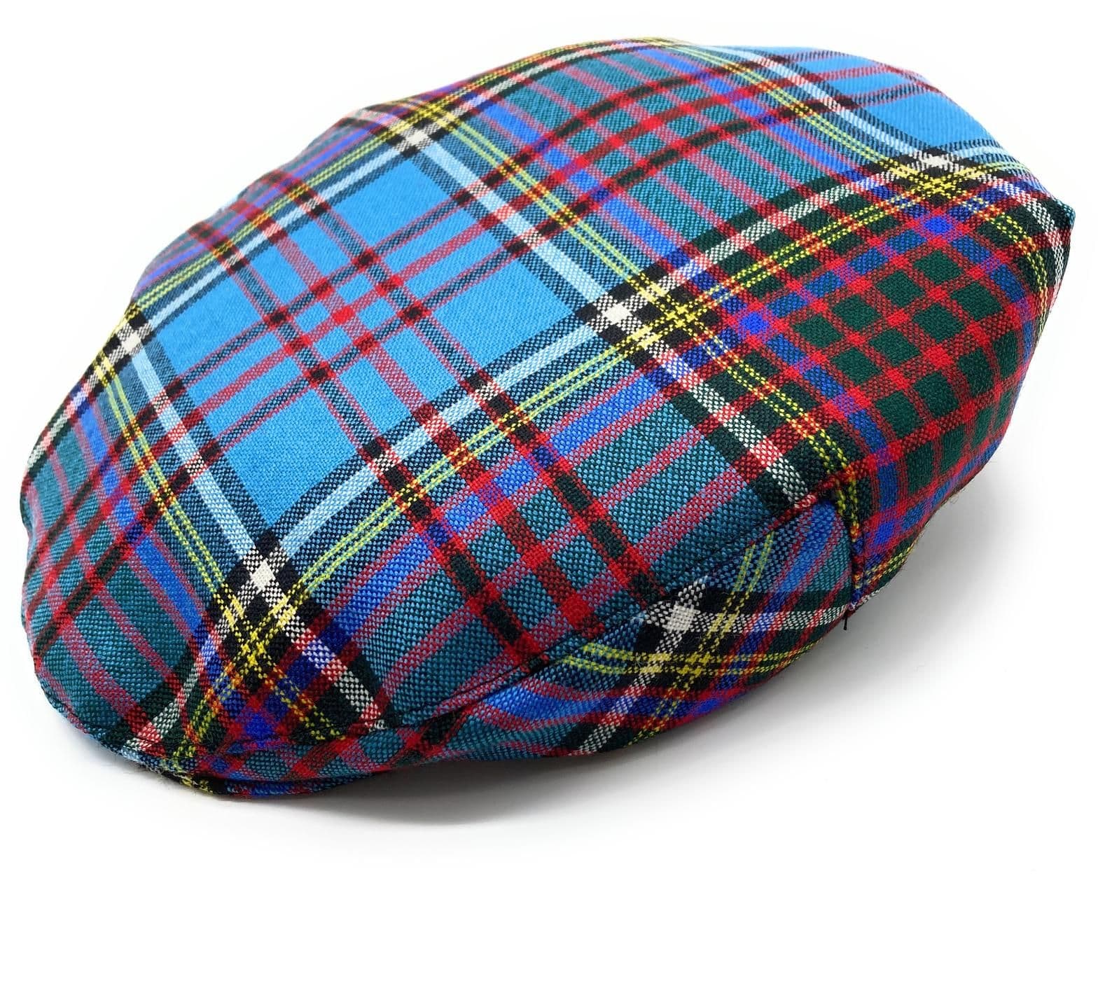 Gents Pure Wool Anderson Tartan Flat Cap