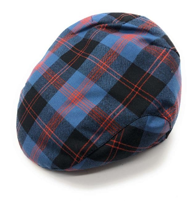 Gents Pure Wool Angus Ancient Tartan Flat Cap - Made in Scotland