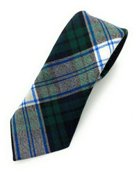 Gents Pure Wool  Black Watch Dress Modern Tartan Tie Made in Scotland