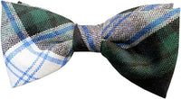 Gents Pure Wool Black Watch Dress Tartan Bow Tie Made in Scotland