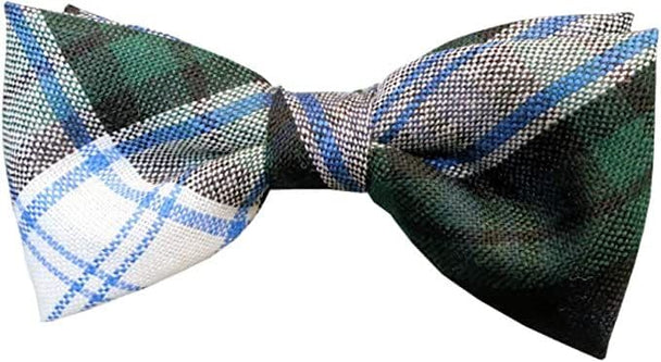 Gents Pure Wool Black Watch Dress Tartan Bow Tie Made in Scotland