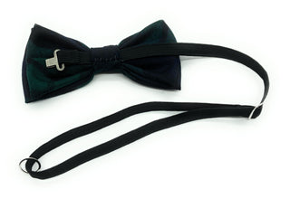 Gents Pure Wool Black Watch Tartan Bow Tie -Made in Scotland