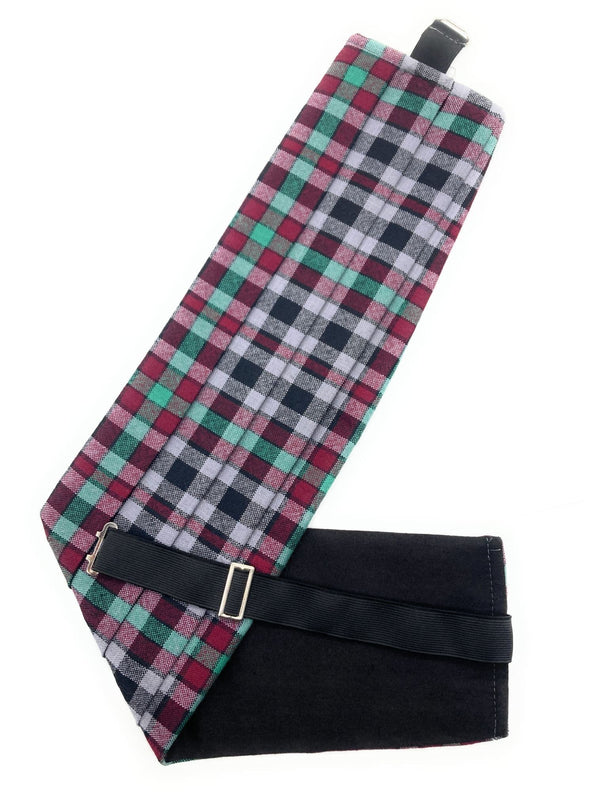 Gents Pure Wool Borthwick Dress Ancient Tartan Cummerbund Made In Scotland