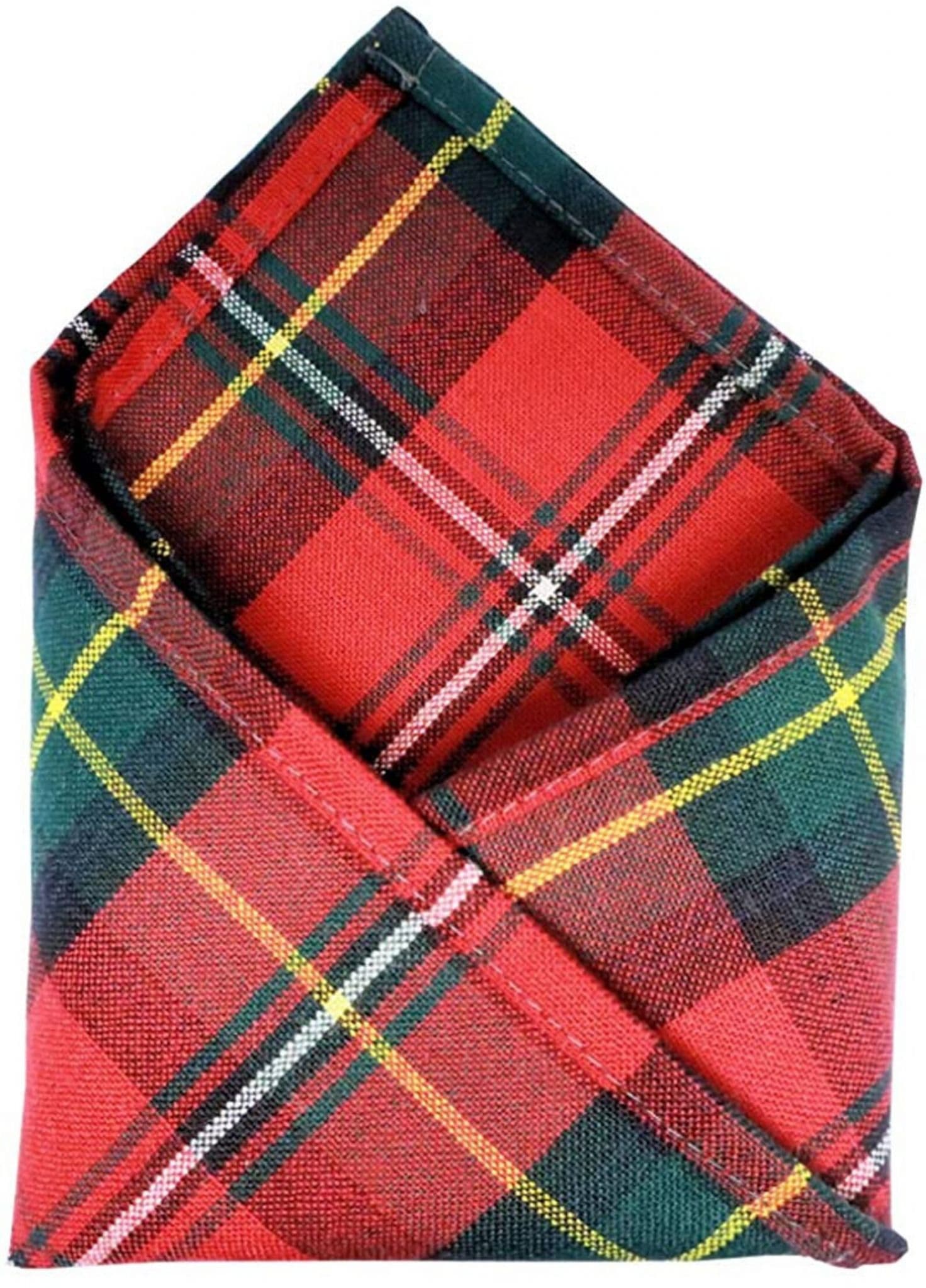 Gents Pure Wool Boyd Tartan Pocket Square - Made In Scotland