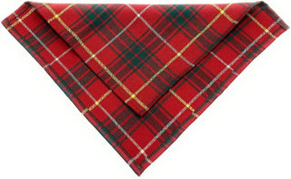 Gents Pure Wool Bruce Modern Tartan Pocket Square - Made In Scotland