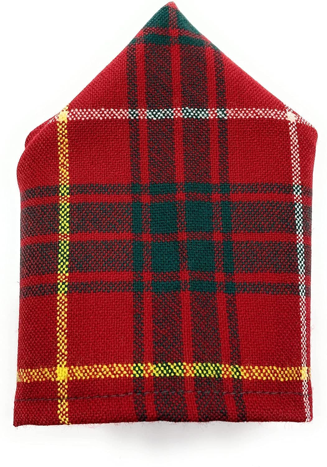 Gents Pure Wool Bruce Modern Tartan Pocket Square - Made In Scotland