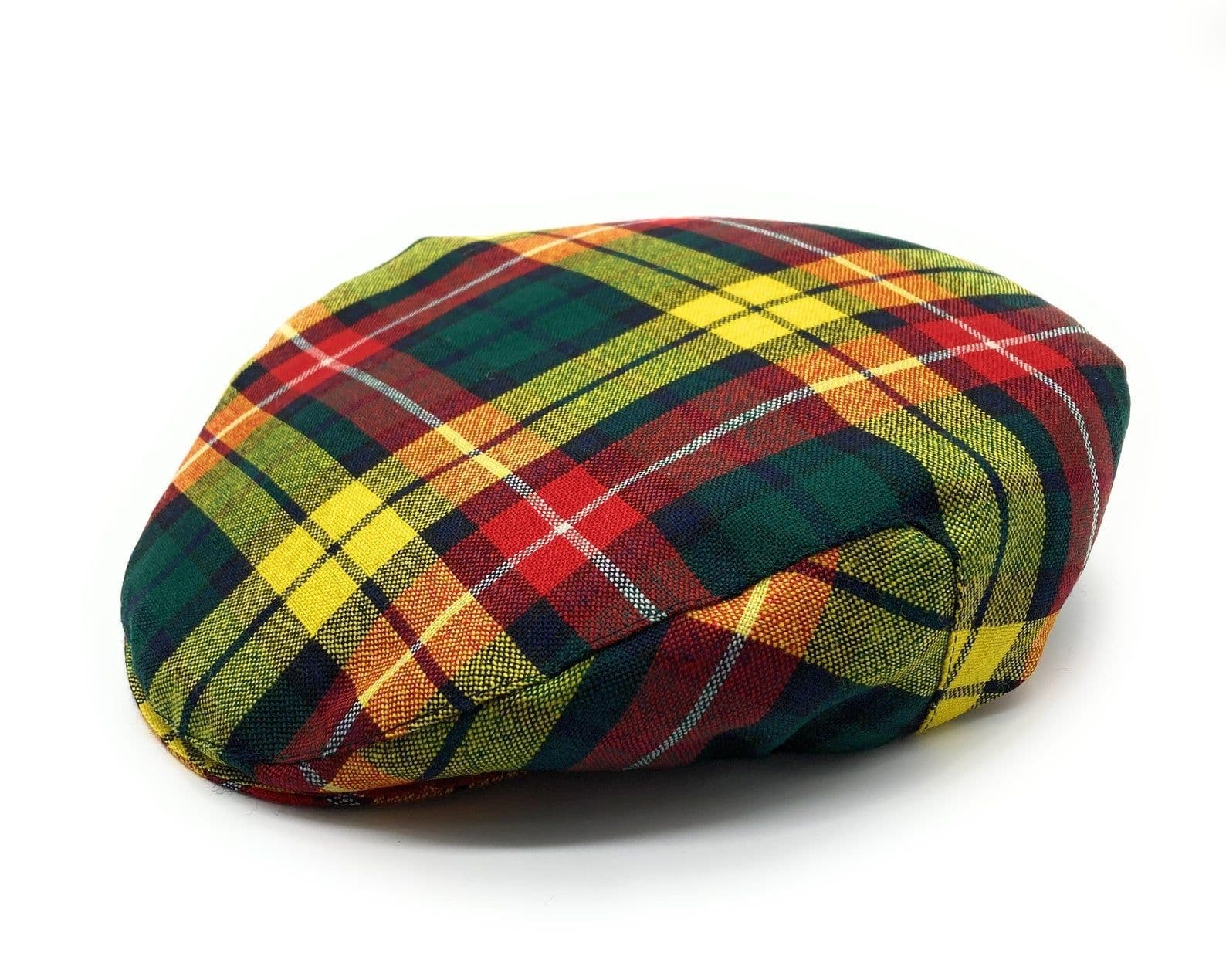 Gents Pure Wool Buchanan Tartan Flat Cap