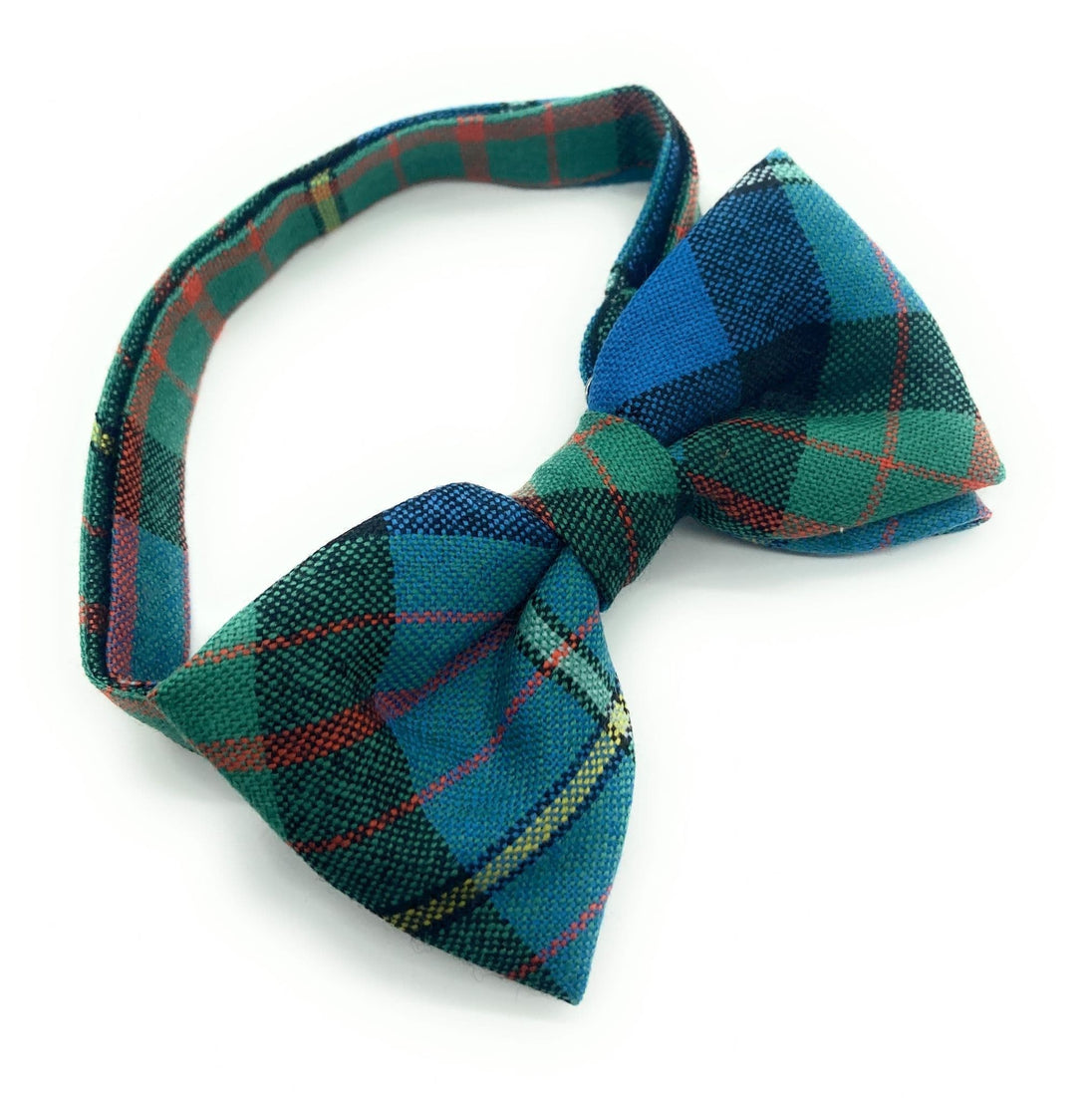 Gents Pure Wool California Muir Tartan Cummerbund & Bow Tie Set - Made in Scotland