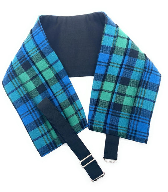 Gents Pure Wool Campbell Ancient Tartan Cummerbund Made In Scotland