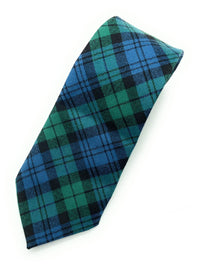 Gents Pure Wool Campbell Ancient Tartan Tie Made in Scotland
