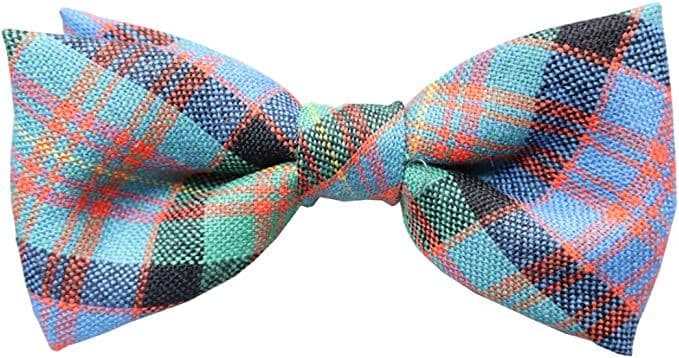 Gents Pure Wool Carnegie Ancient Tartan Bow Tie Made in Scotland