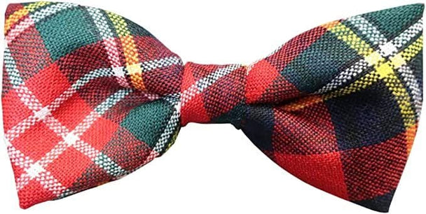 Gents Pure Wool Christie Tartan Bow Tie Made in Scotland