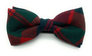 Gents Pure Wool City of Glasgow Tartan Bow Tie By Ingles Buchan of Scotland