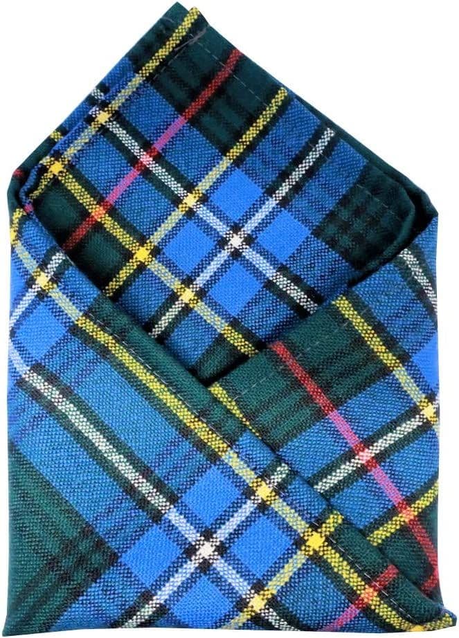 Gents Pure Wool Cockburn Modern Pocket Square - Made In Scotland