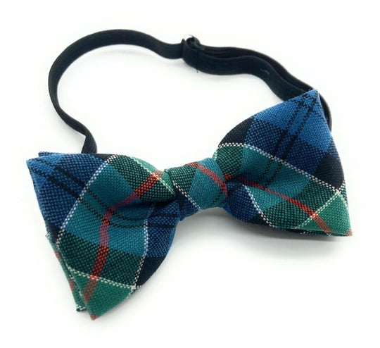 Gents Pure Wool Colquhoun Ancient Tartan Bow Tie Made in Scotland