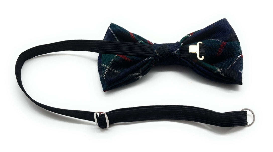 Gents Pure Wool Colquhoun Tartan Bow Tie - Made in Scotland