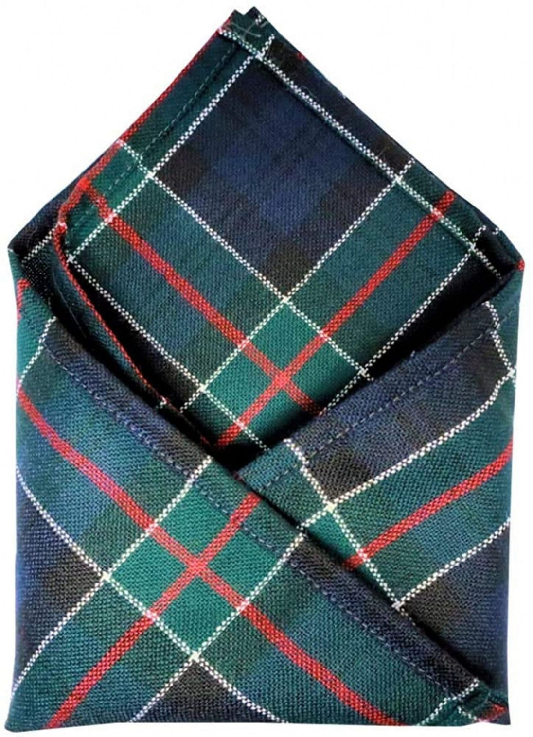 Gents Pure Wool Colquhoun Tartan Pocket Square - Made In Scotland
