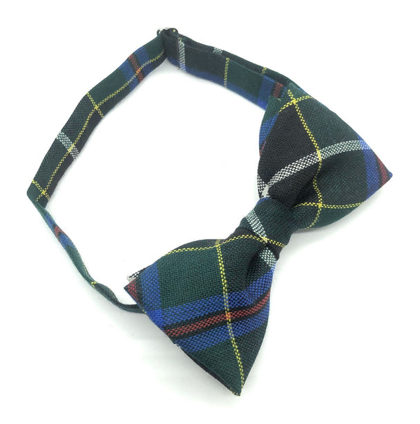 Gents Pure Wool Cornish Hunting Tartan Bow Tie -Made in Scotland