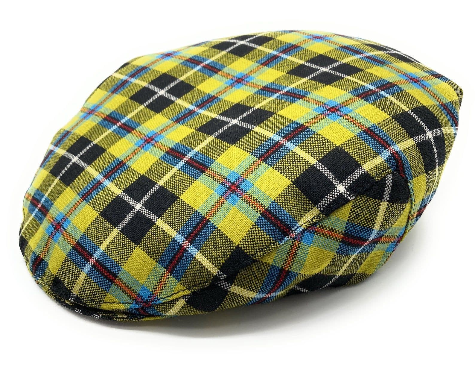 Gents Pure Wool Cornish National Tartan Flat Cap
