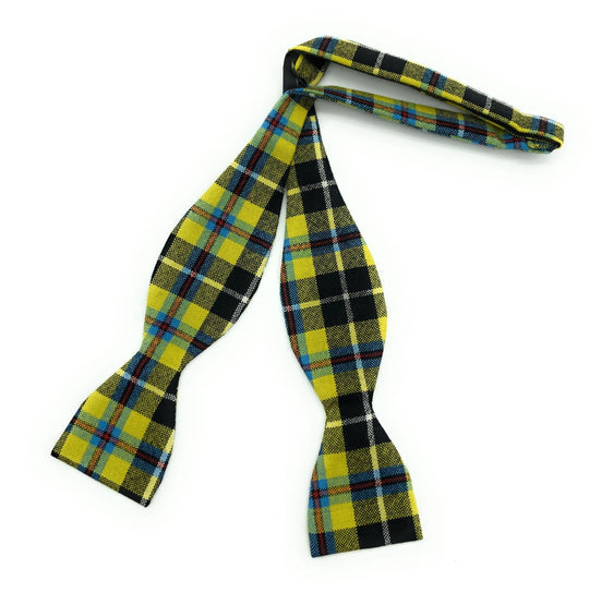 Gents Pure Wool Cornish National Tartan Self Tied Bow Tie By Ingles Buchan of Scotland
