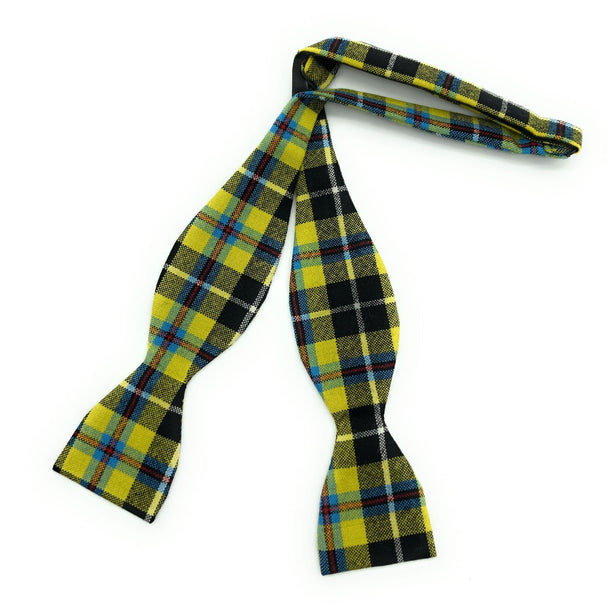 Gents Pure Wool Cornish National Tartan Self Tied Bow Tie By Ingles Buchan of Scotland
