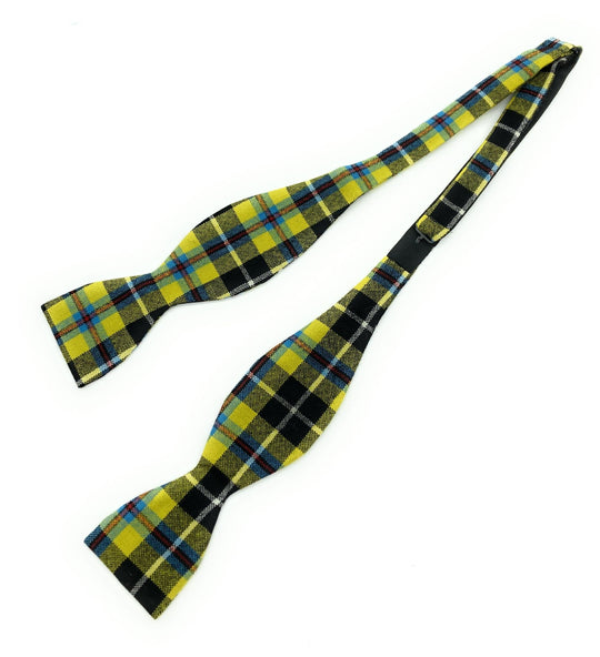 Gents Pure Wool Cornish National Tartan Self Tied Bow Tie By Ingles Buchan of Scotland