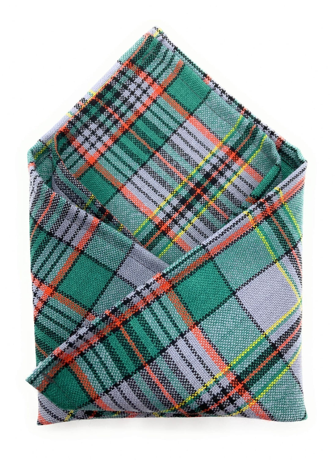 Gents Pure Wool Craig Ancient Tartan Pocket Square - Made In Scotland