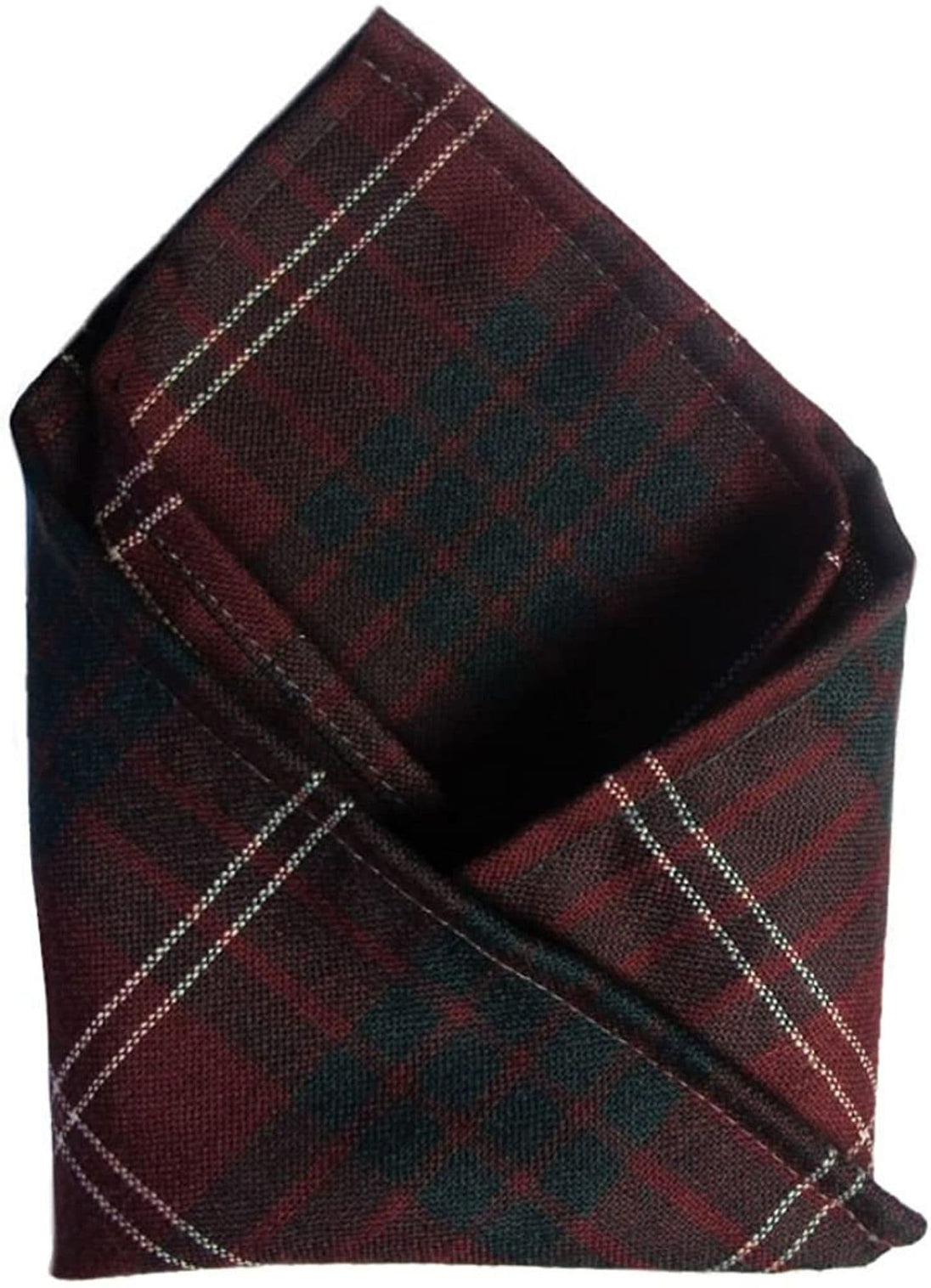 Gents Pure Wool Crawford Tartan Pocket Square - Made In Scotland
