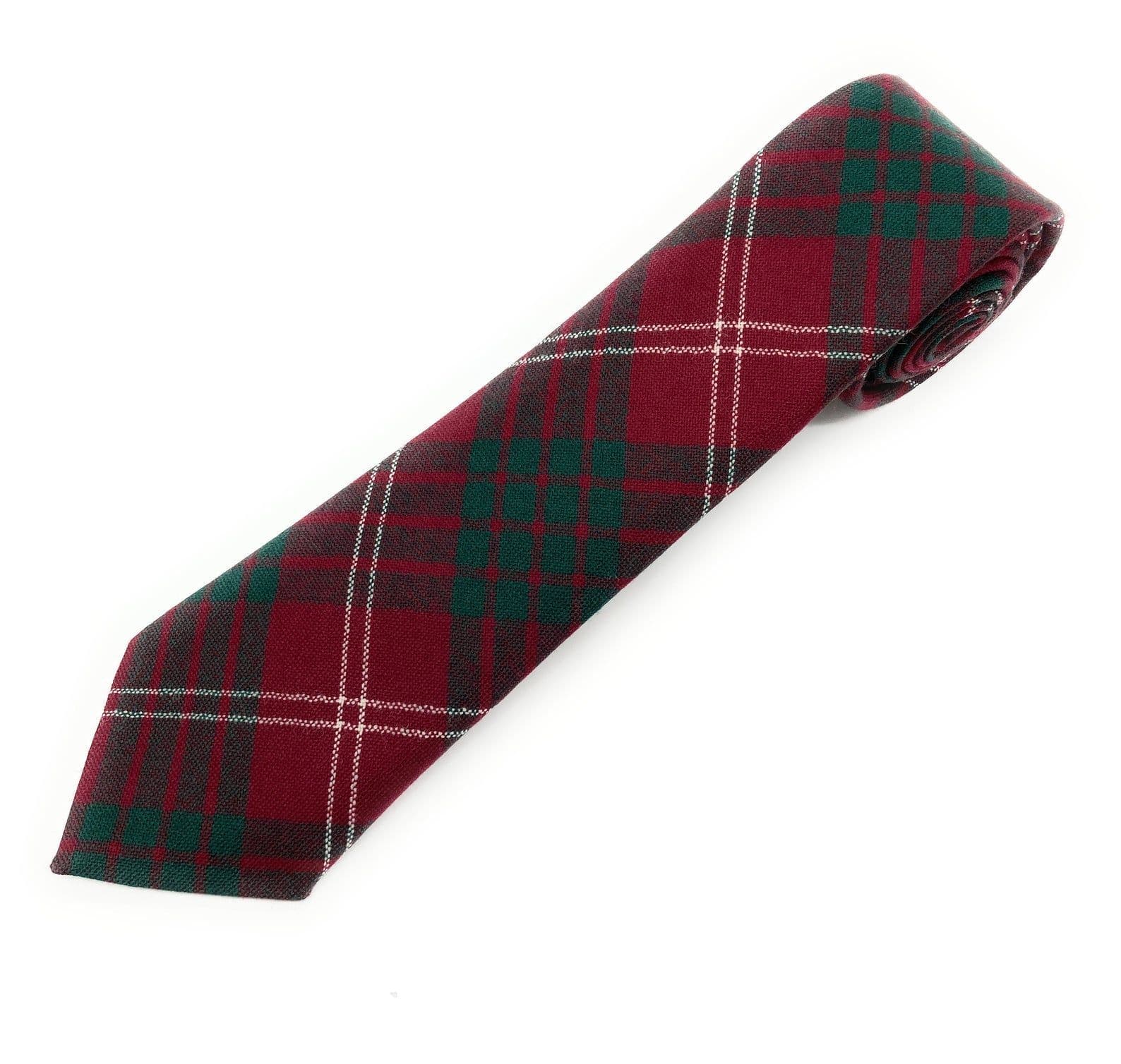 Gents Pure Wool Crawford Tartan tie By Ingles Buchan of Scotland